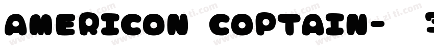 AMERICON COPTAIN字体转换
